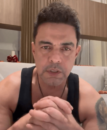 O cantor Zezé di Camargo em vídeo publicado nas redes sociais (Foto: Reprodução/redes sociais)
