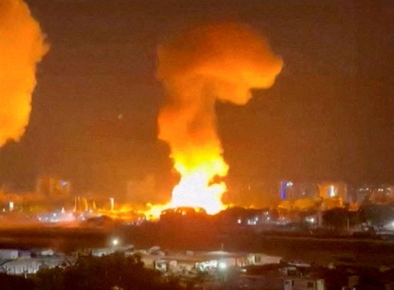 Smoke rises from explosions in Caracas, Venezuela, January 3, 2026, in this screen grab obtained from video obtained by Reuters. Video Obtained by Reuters/via REUTERS  THIS IMAGE HAS BEEN SUPPLIED BY A THIRD PARTY. NO RESALES. NO ARCHIVES. NEWS USE ONLY. THIS PICTURE WAS PROCESSED BY REUTERS TO ENHANCE QUALITY. AN UNPROCESSED VERSION HAS BEEN PROVIDED SEPARATELY.  VERIFICATION: - Mountains, towers and buildings match satellite and file imagery of Caracas  - Date verified by multiple corroborating videos of strikes on Caracas            TPX IMAGES OF THE DAY