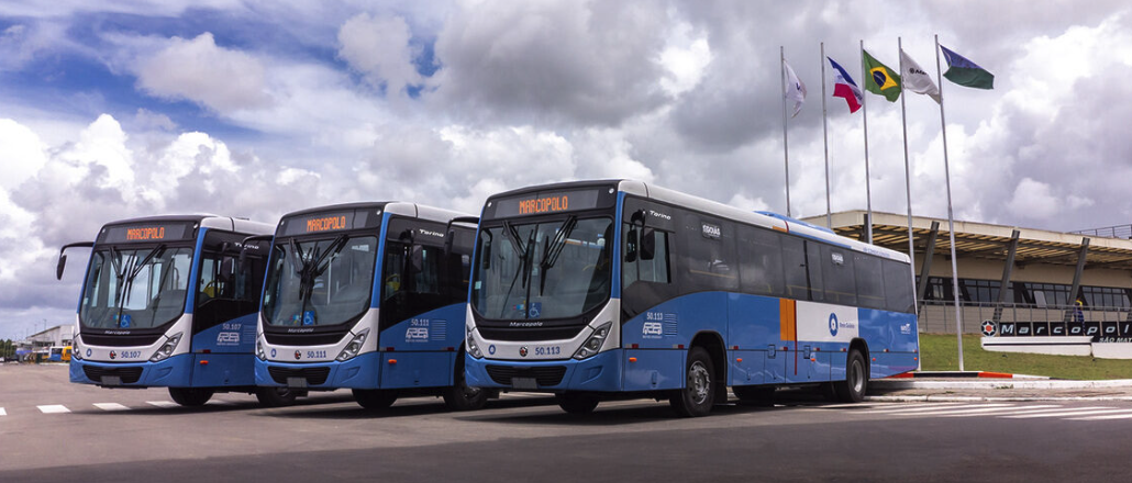 Ônibus da frota Rápido Araguaia. Foto: Divulgação.