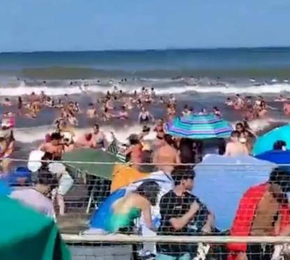 Tsunami meteorológico na Argentina (Foto: Reprodução)