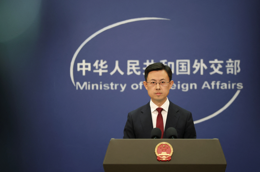 Porta-voz chinês Guo Jiakun em Pequim
