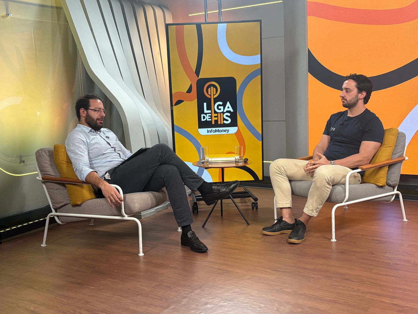 Marx Gonçalves, head de fundos listados da XP Research, e Raul Lemos, gestor da TRX. Foto: divulgação.