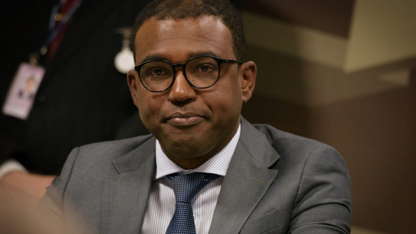 Ailton Aquino em sabatina no Senado para a diretoria de fiscalização do Banco Central. (Foto:Agência Senado)