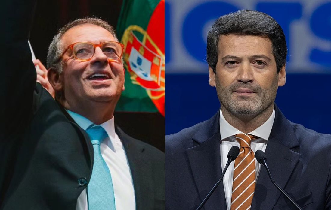 Antonio José Seguro e André Ventura vão disputar o segundo turno das eleições presidenciais em Portugal | Foto: Divulgação