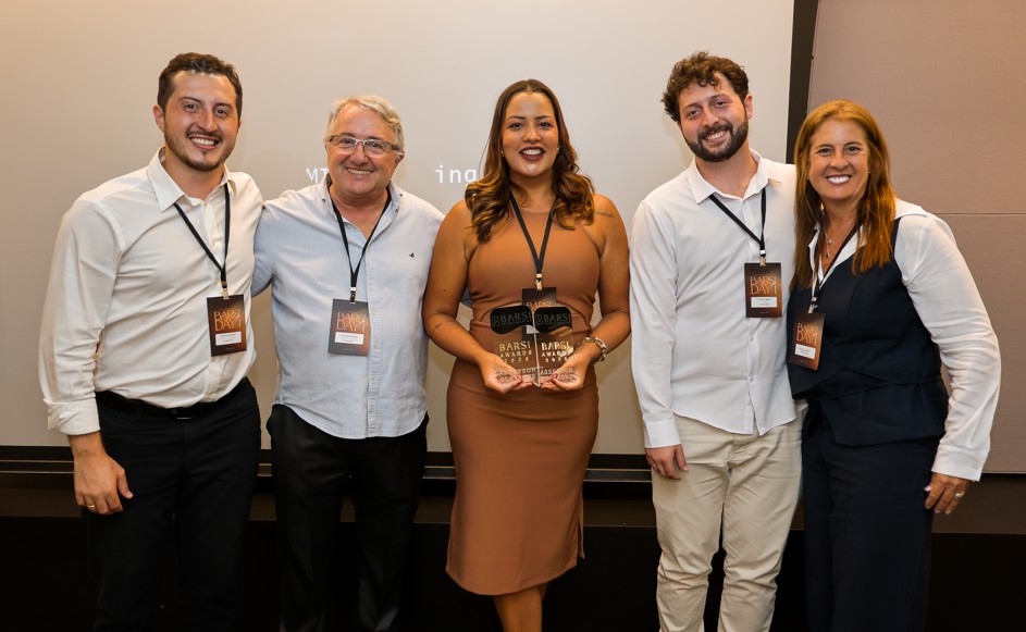 Luiz Barsi Neto (2º da esq. para a dir.) no Barsi Day 2026. Crédito: Divulgação