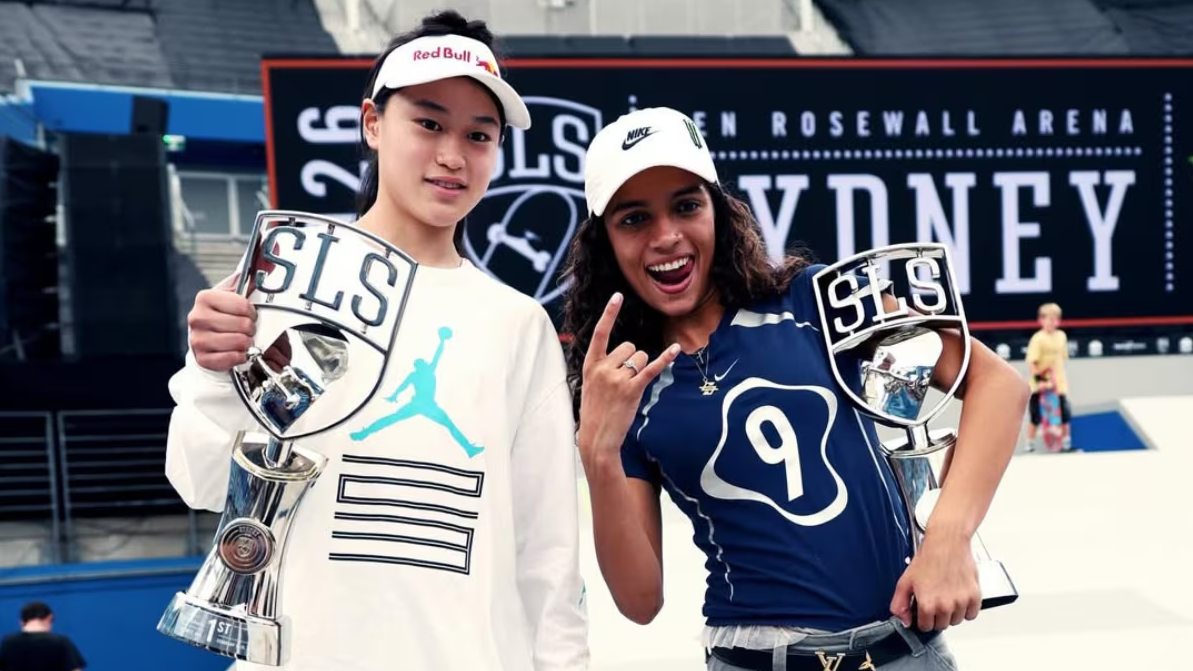 Rayssa Leal vence etapa de Sydney da SLS; Giovanni Vianna é bronze
