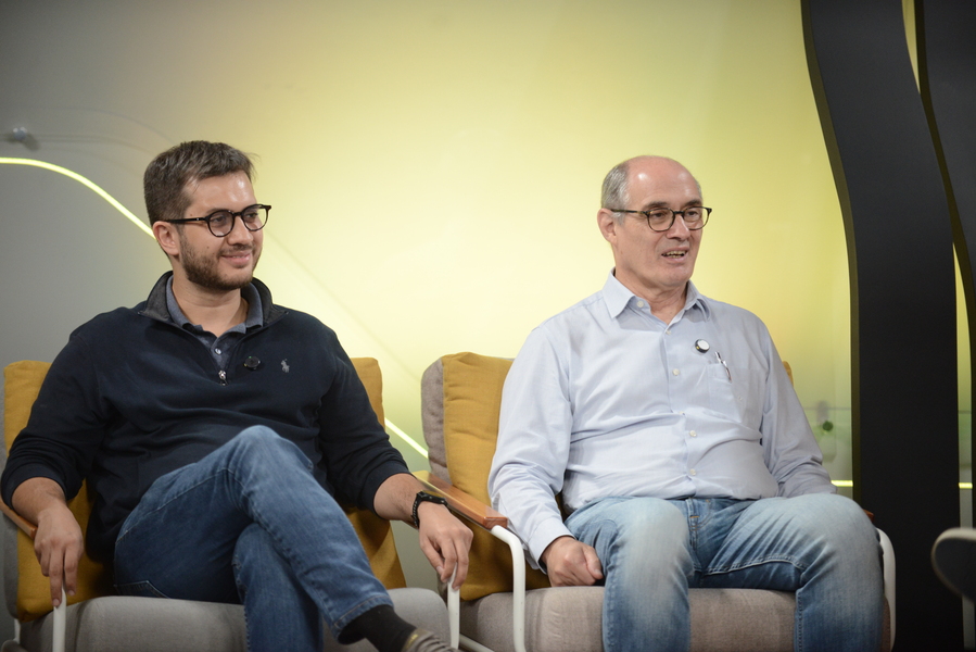 Caio Adelfo, diretor de Real Estate do BTG, e Diogo Canteras, sócio-diretor da HotelInvest, respectivamente. Foto: Divulgação.