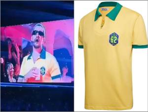 Bad Bunny realiza show histórico no Allianz Parque e veste camisa retrô da seleção brasileira