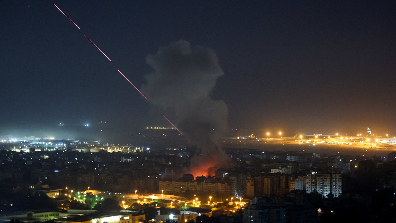 Ataque de Israel em Beirute, no Líbano