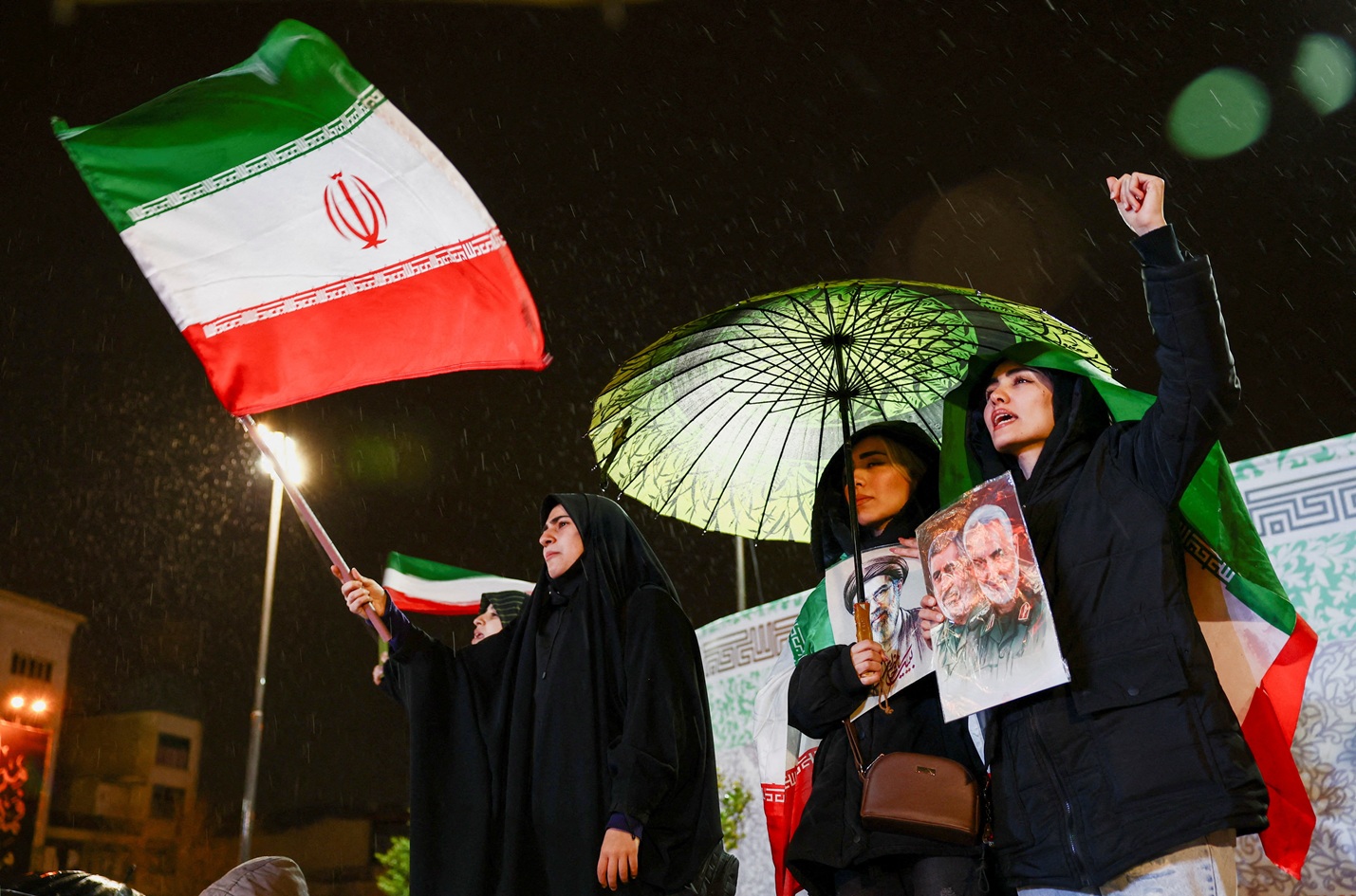 Protesto anti-EUA e anti-Israel no Irã