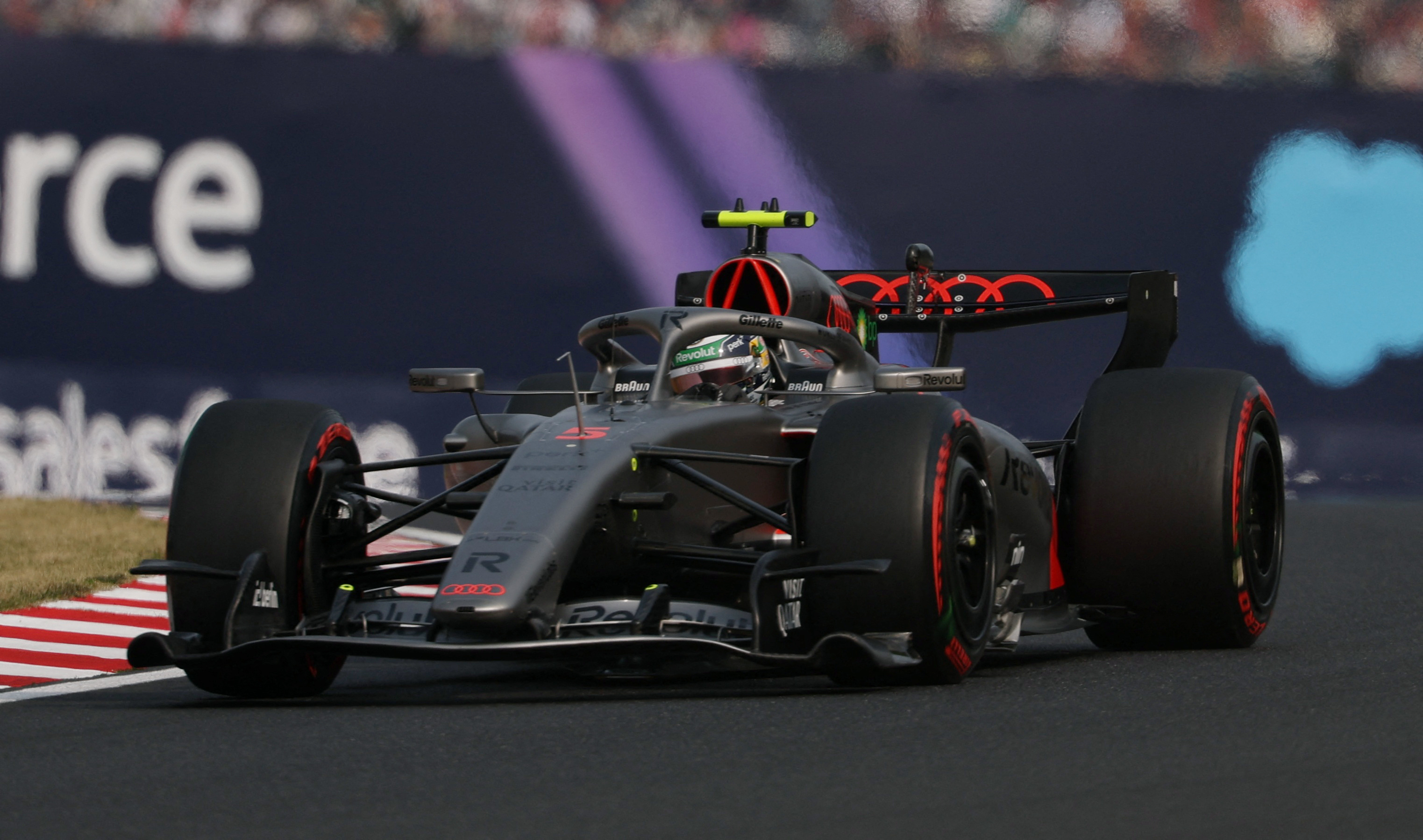 Fórmula 1 F1 - Grande Prêmio do Japão - Circuito de Suzuka, Suzuka, Japão - 28 de março de 2026. Gabriel Bortoleto, da Audi, durante a qualificação. REUTERS/Issei Kato