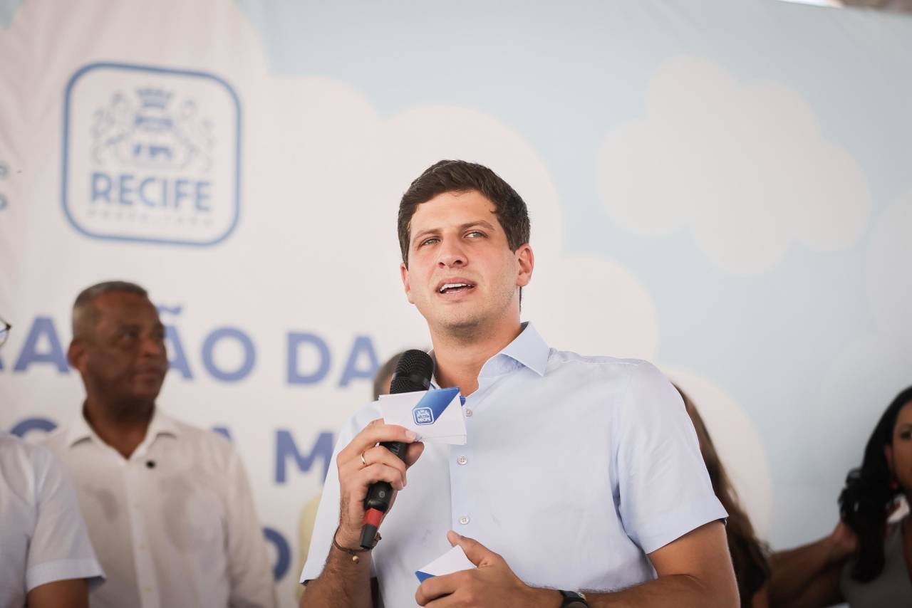 O prefeito de Recife, João Campos. Foto: Edson Holanda/ PCR