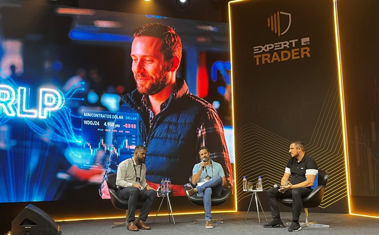 Palco “Trading Key”, na Expert Trader XP 2026 (Crédito: divulgação)