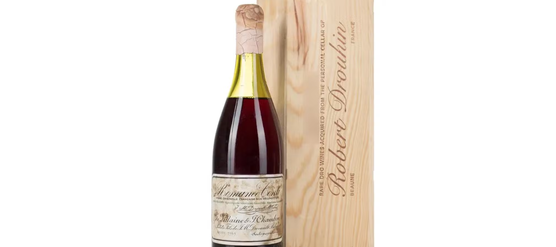 R$ 4,2 mi: Garrafa de vinho francês de 1945 é vendida por valor mais alto da história 1 Captura de tela 2026 03 31 084632