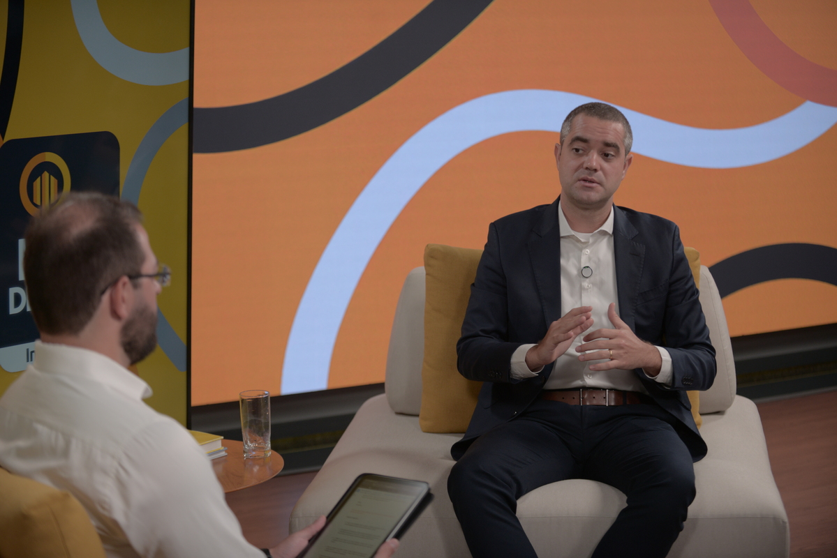 Felipe Teatini, gestor do XPML11, no Liga de FIIs. Foto: Reprodução.