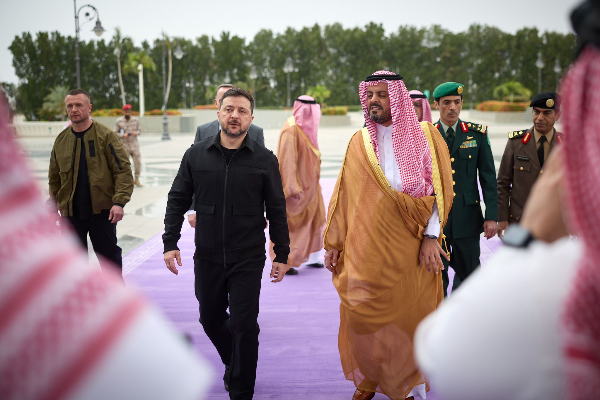 Volodymyr Zelensky na Arábia Saudita