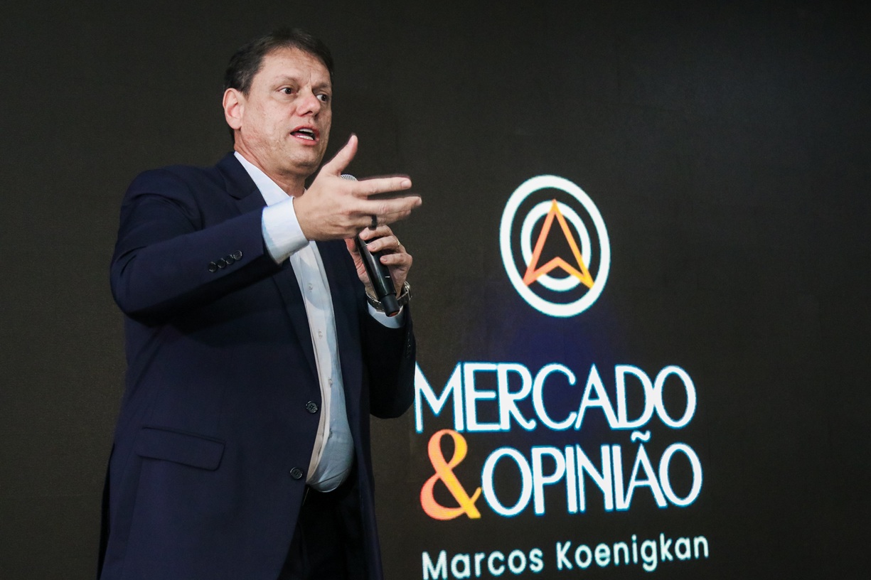 Governador de São Paulo Tarcísio de Freitas