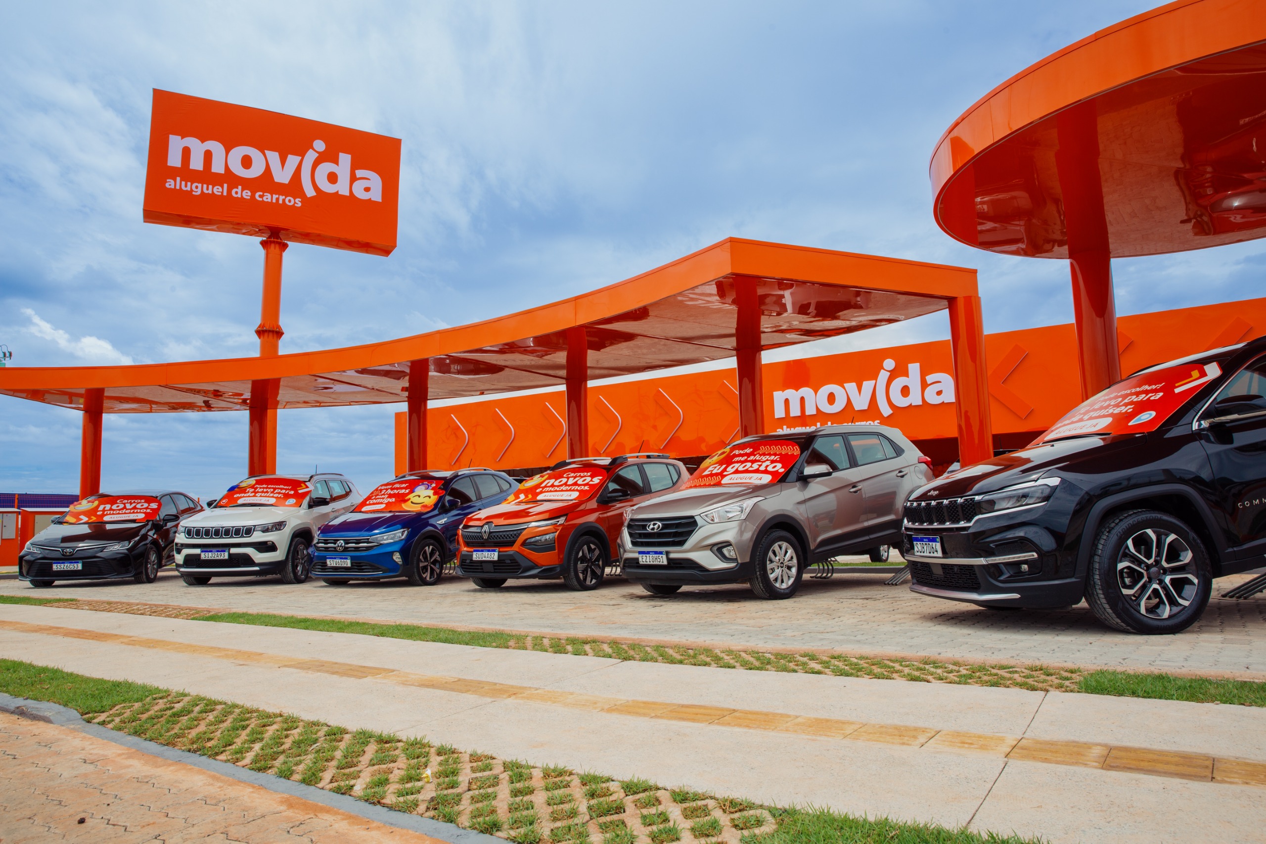 Movida, Vibra, Suzano, Rede D’Or e mais ações para acompanhar hoje 1 Movida Loja Brasilia 1.jpg 1
