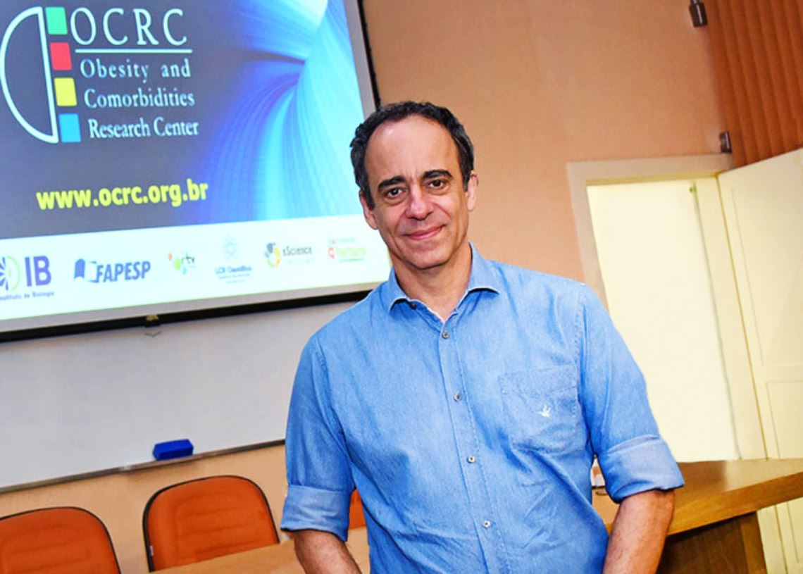 Licio Velloso em simpósio realizado na Unicamp em 2018
Antoninho Perri/Unicamp