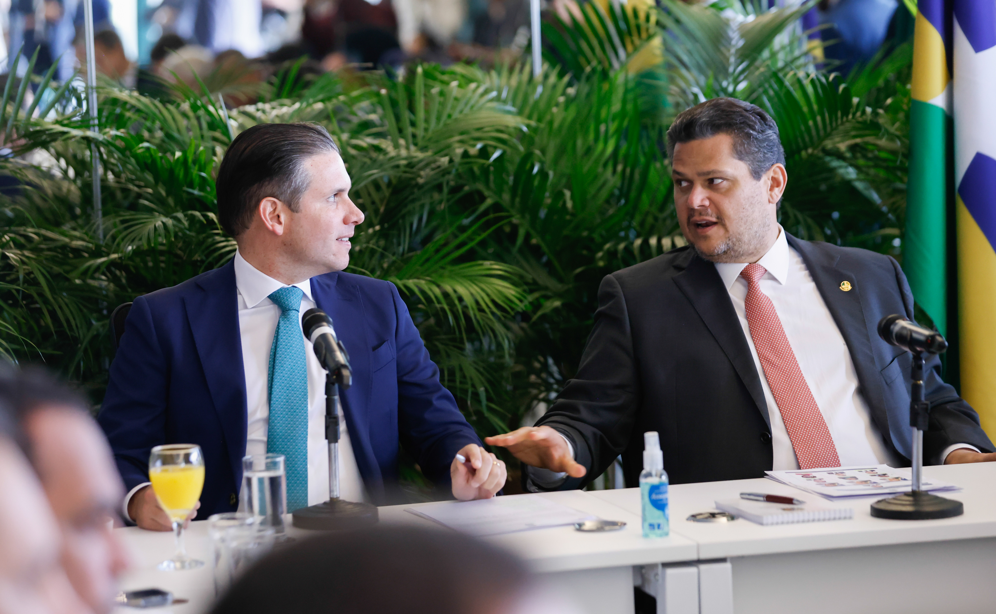 Hugo Motta e Davi Alcolumbre