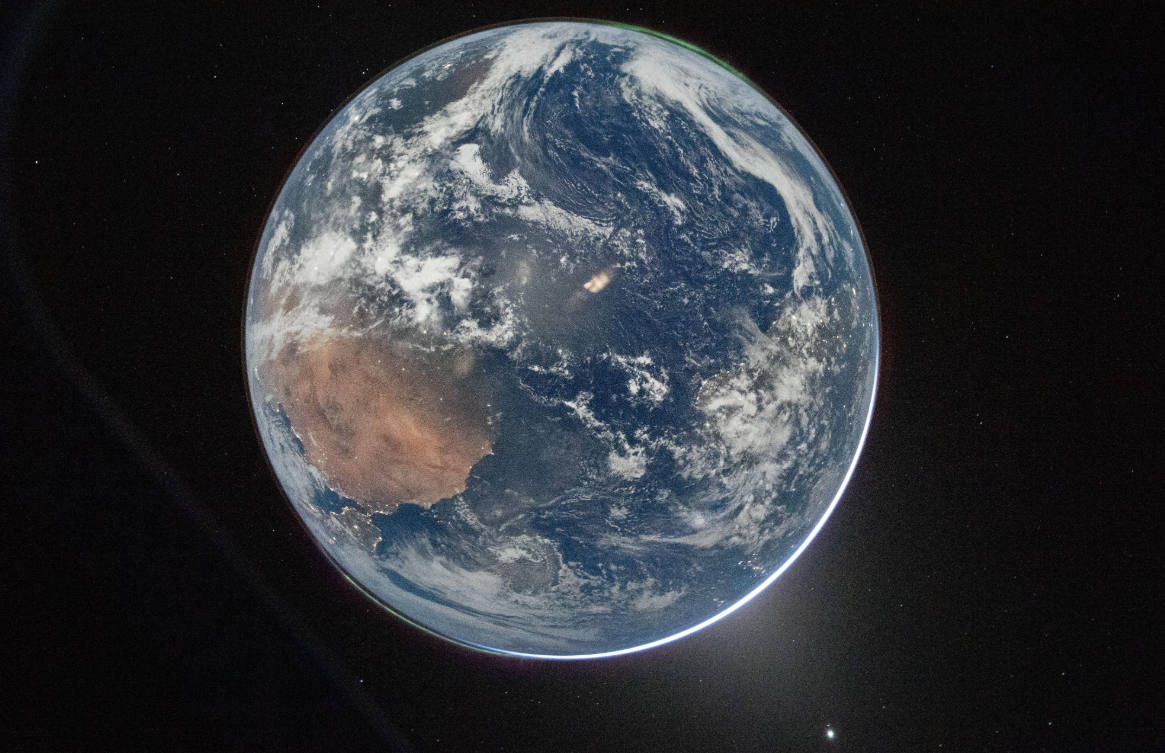 Imagens da Terra feitas da missão Artemis II (Crédito: Nasa)