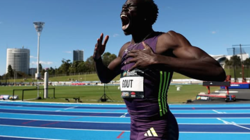 australiano Gout Gout (Crédito: Reprodução Instagram Australian Olympic Team)