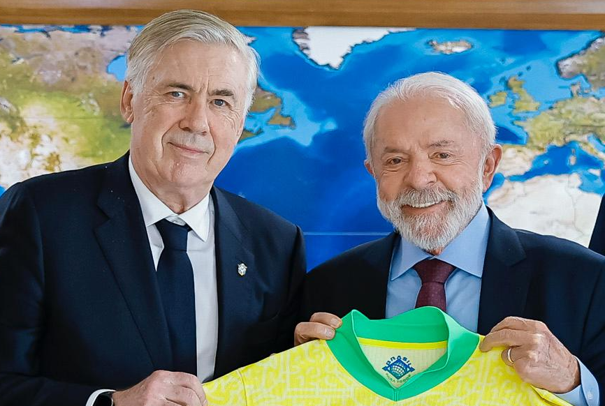 Lula diz que Ancelotti perguntou se deveria convocar Neymar para a Copa do Mundo