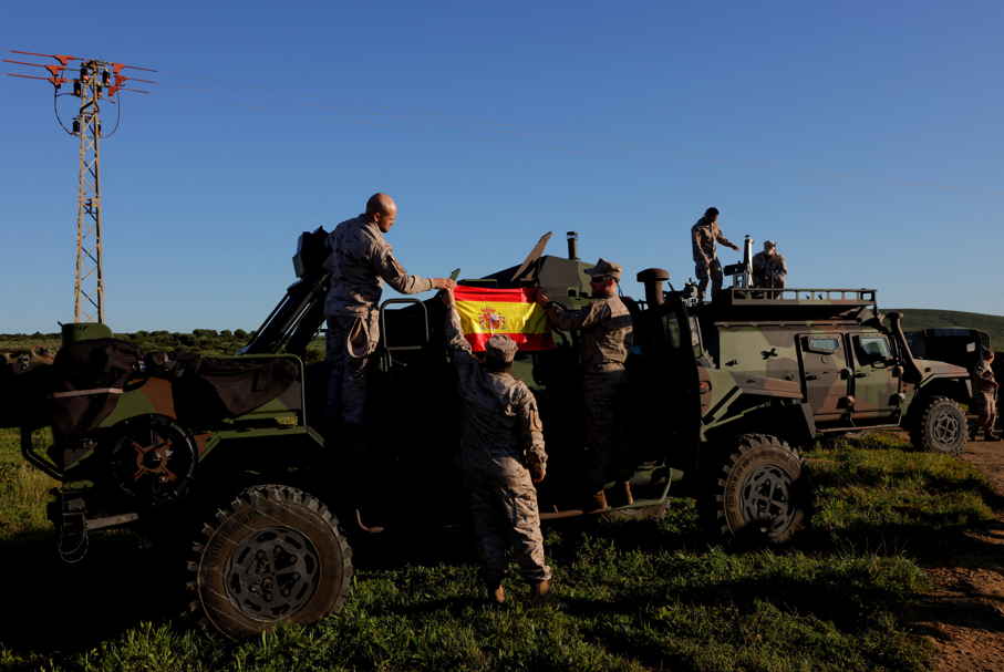 Exercício Dynamic Mariner 25 da Otan, liderado pela Espanha, em Barbate 28 de março de 2025