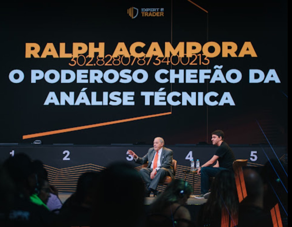 Ralph Acompora participa da Expert Trader XP ao lado Raphael Figueredo, o Rafi. Imagem: Divulgação