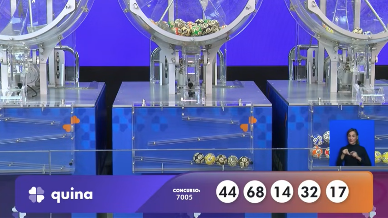 Quina hoje, concurso 7005: Confira o resultado sorteado neste sábado (18)