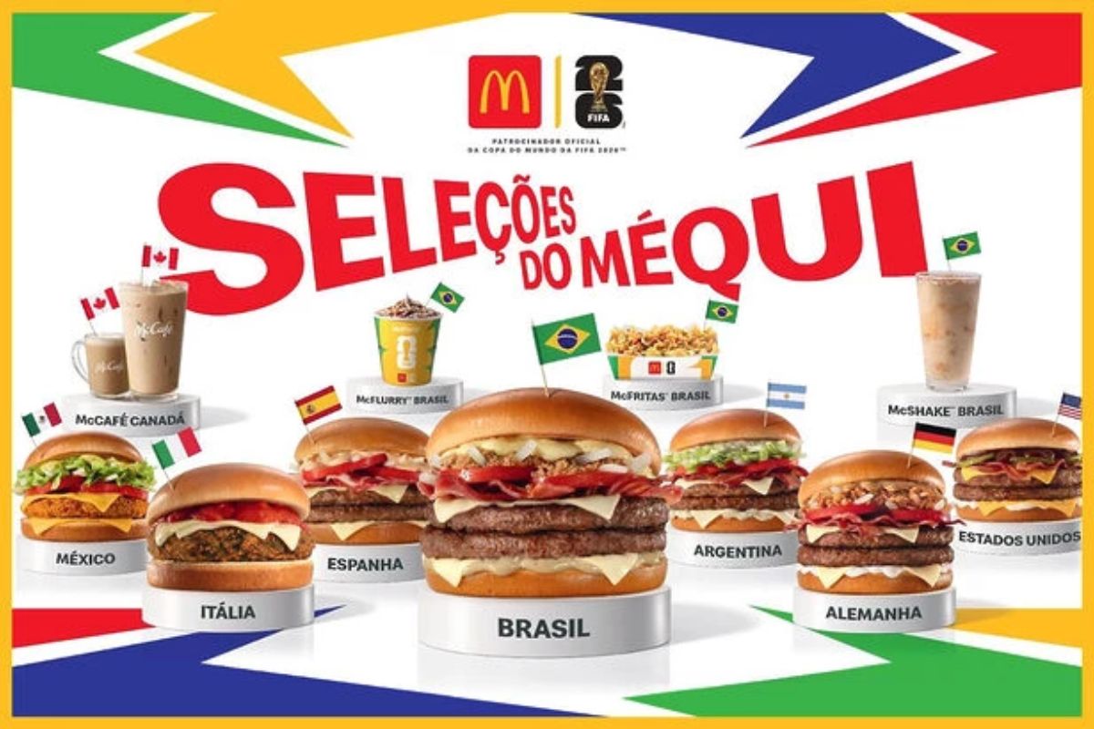 Com Itália e sem França, McDonald’s divulga lanches da Copa do Mundo 2026; confira
