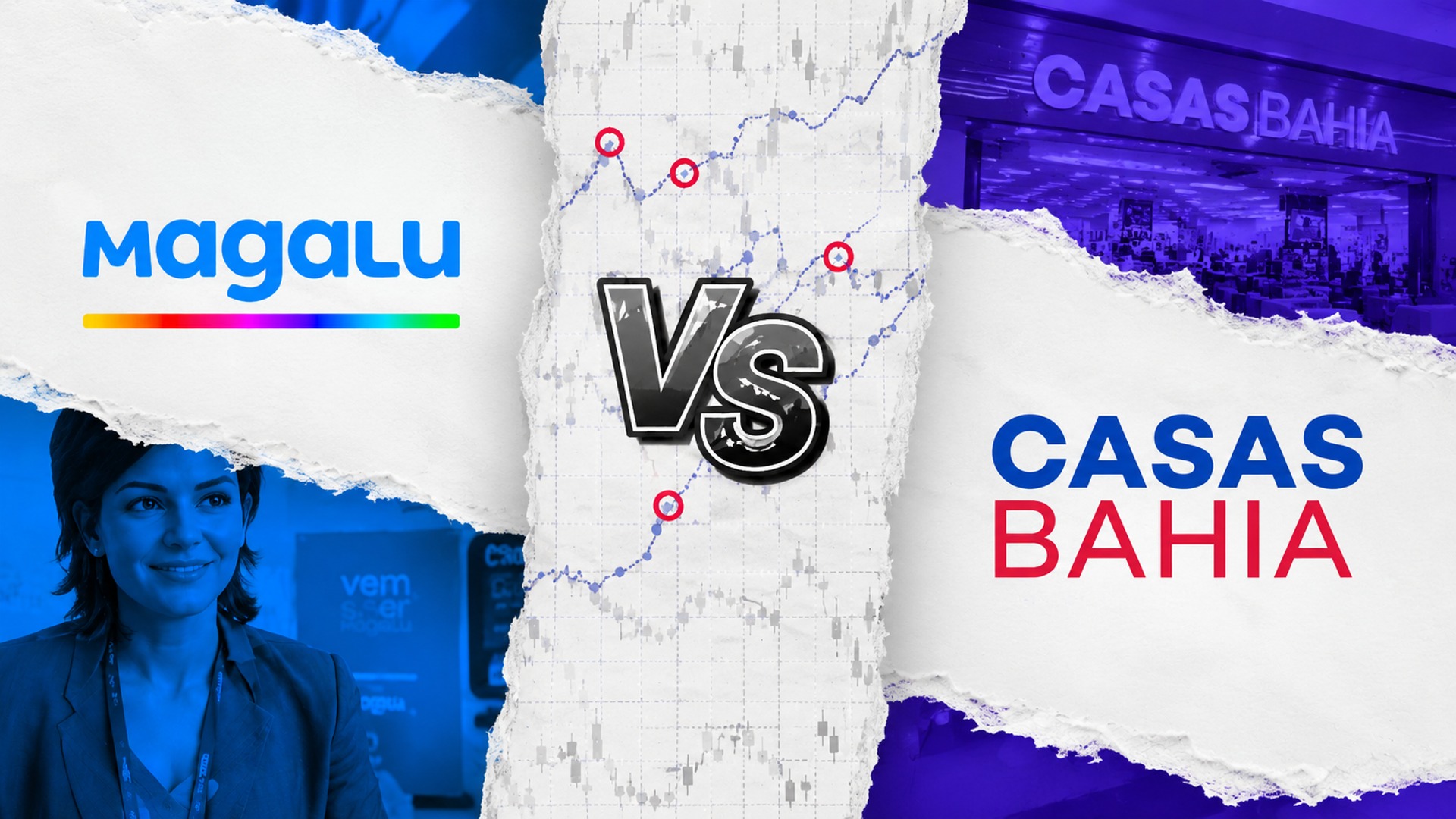 Magazine Luiza (MGLU3) ou Casas Bahia (BHIA3): qual ação está mais pressionada?