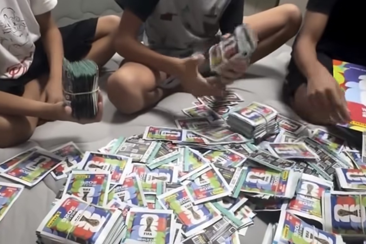 O hexa vem? Mãe compra 14 mil figurinhas da Copa do Mundo para o filho; entenda
