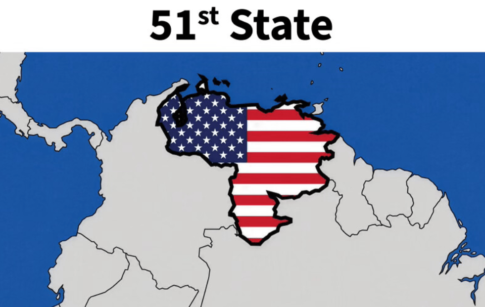 Trump publica imagem da Venezuela como 51º estado dos EUA