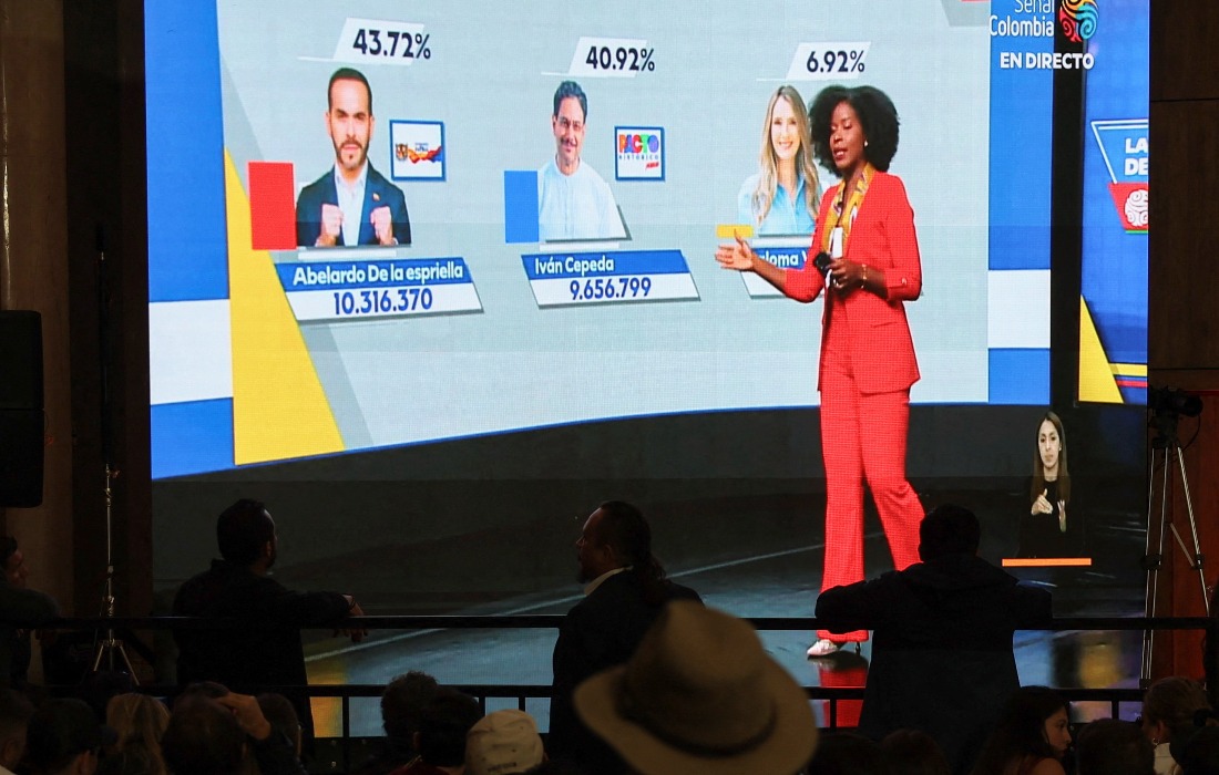 Colômbia terá 2º turno entre conservador De la Espriella e progressista Cepeda