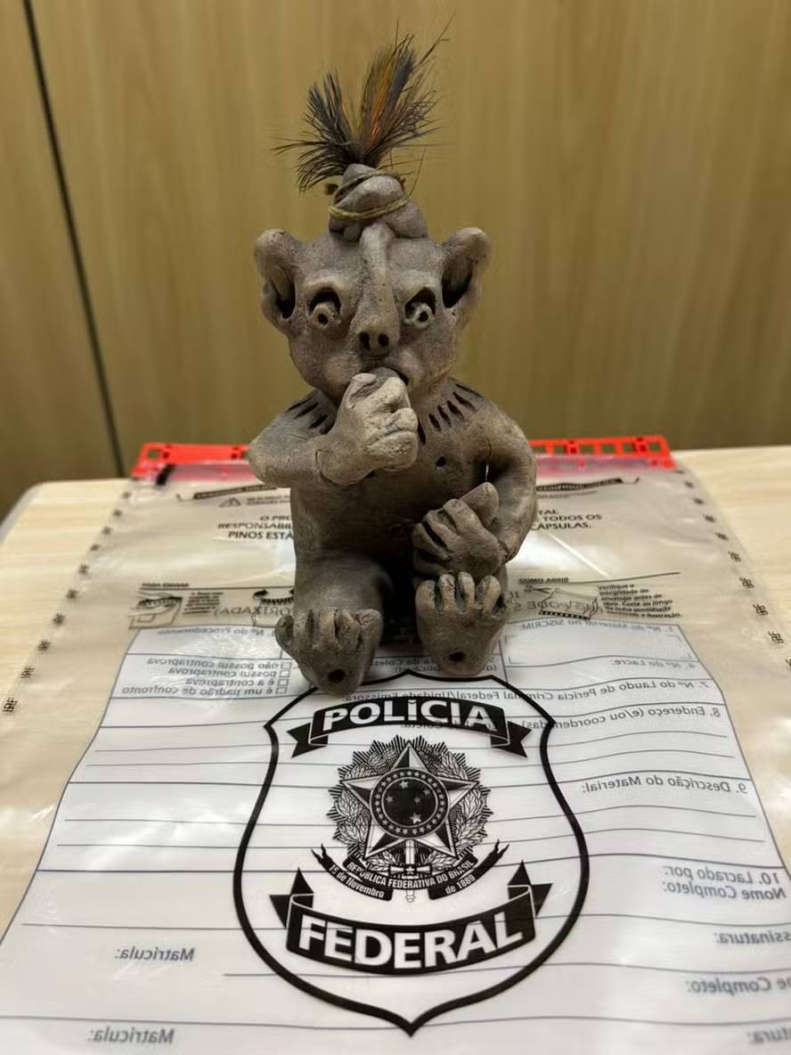 Peça apreendida. Foto: Divulgação/Polícia Federal