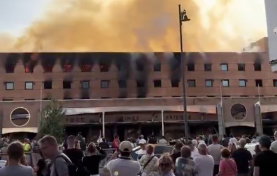 Hotel incendeia por seis dias em Málaga e desafia Corpo de Bombeiros na Espanha
