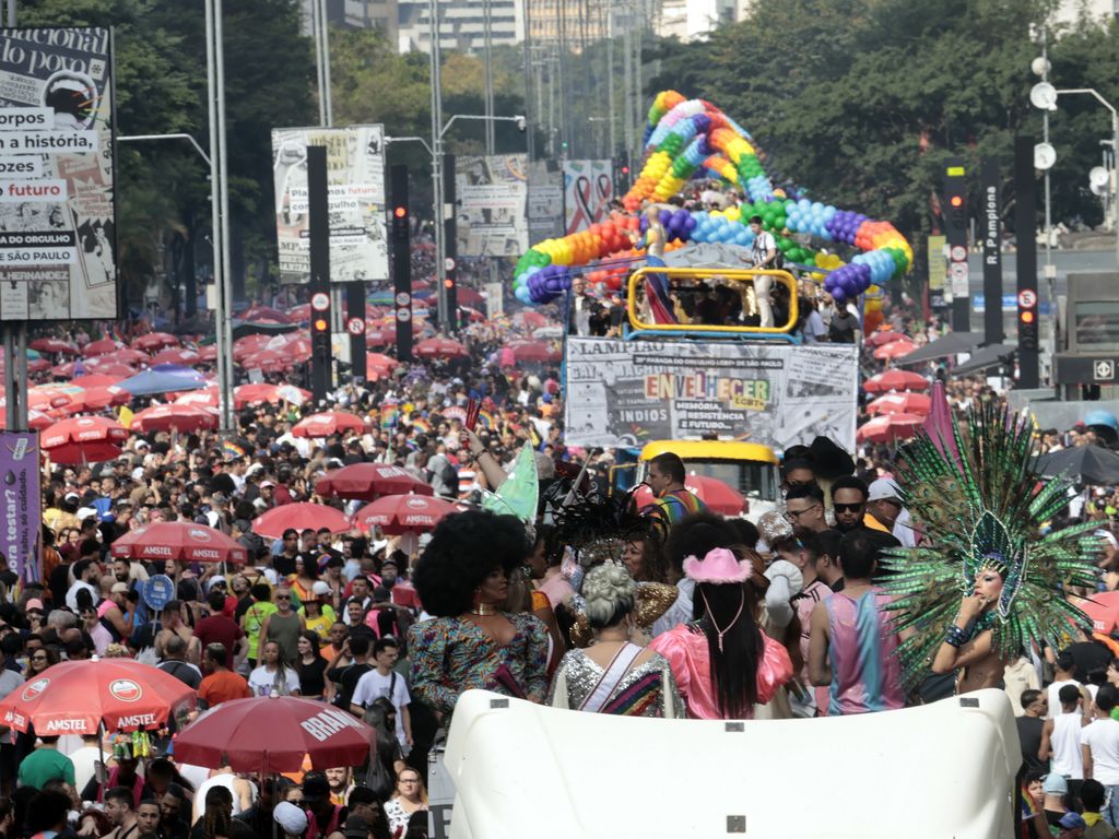 29ª Parada do Orgulho LGBT+. Foto: Paulo Pinto/Agência Brasil