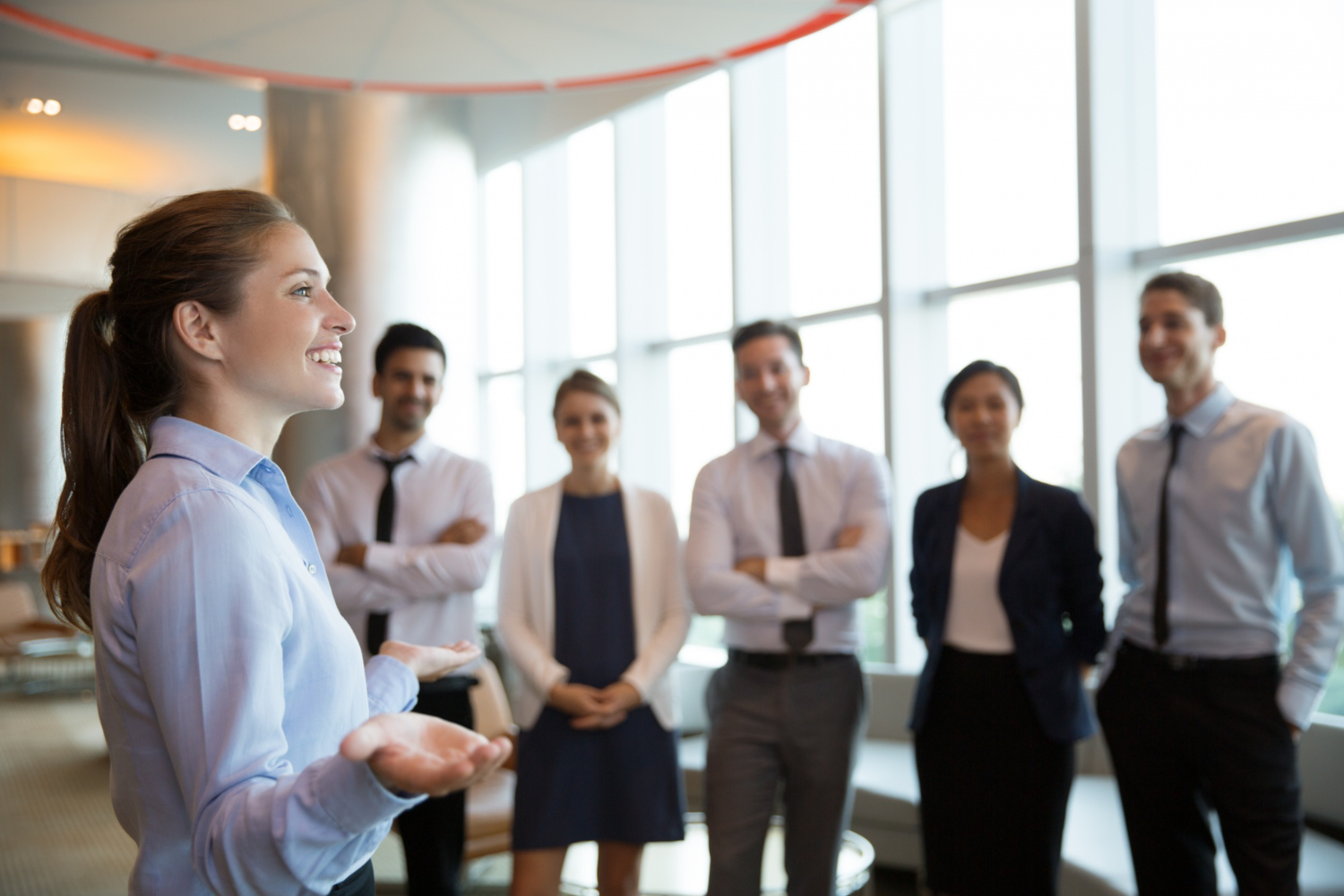 Gerente Executivo Feminino e Team