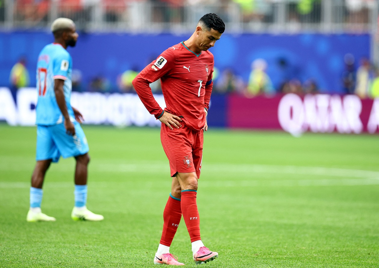 2026-06-17T192032Z_543729639_UP1EM6H1HQ6WN_RTRMADP_3_SOCCER-WORLDCUP-POR-COD Cristiano Ronaldo decepciona e Portugal empata 1 a 1 com RD Congo