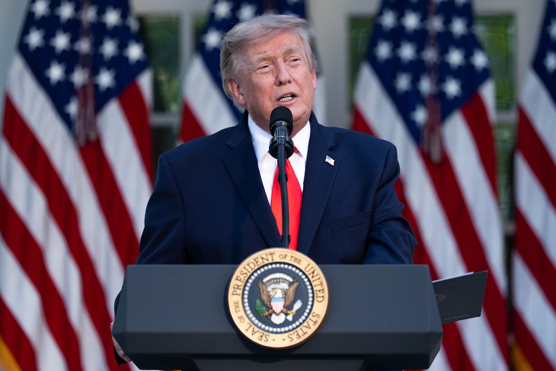 Presidente Donald Trump
Fotógrafo: Aaron Schwartz/Bloomberg