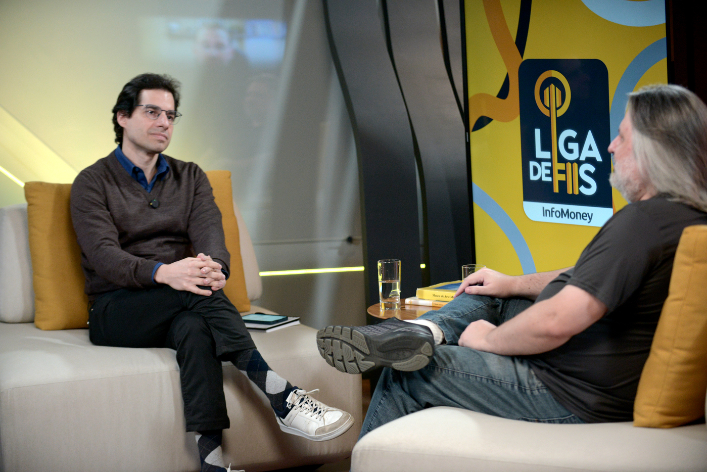 Rodrigo Cardoso, sócio-fundador do Clube FII, e André Bacci. Foto: Reprodução.