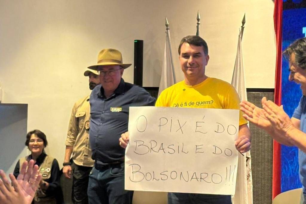 Redes associam tarifaço e ameaça ao Pix a Flávio Bolsonaro, mostra monitoramento