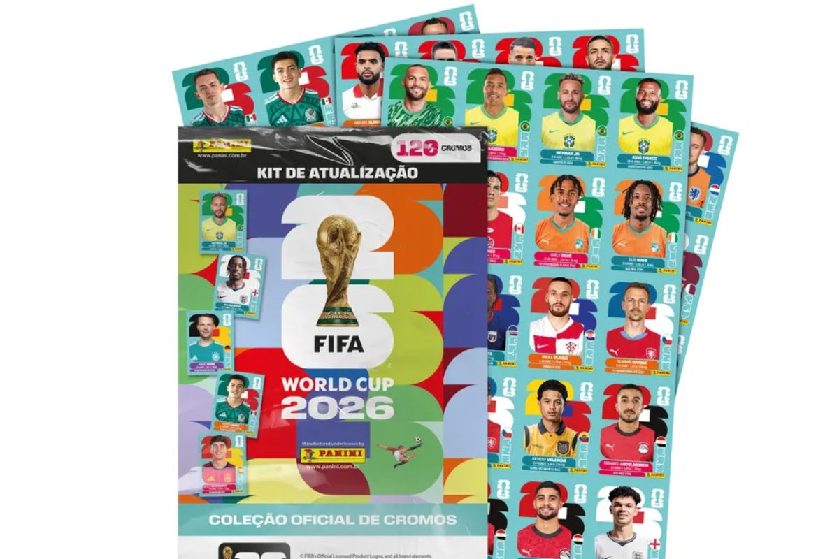 Panini libera novas figurinhas da Copa com Neymar e mais 117 jogadores