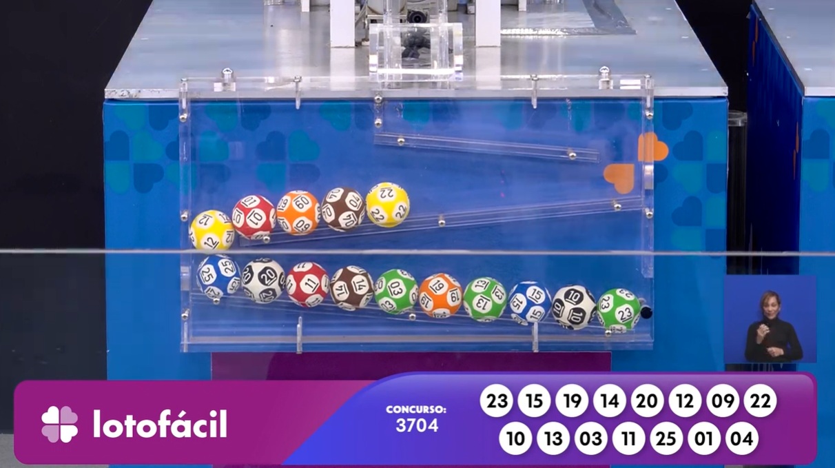 Lotofácil hoje, concurso 3704: Confira o resultado sorteado neste sábado (06)