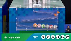 Mega-Sena hoje, concurso 3015: Confira o resultado sorteado neste sábado (06)