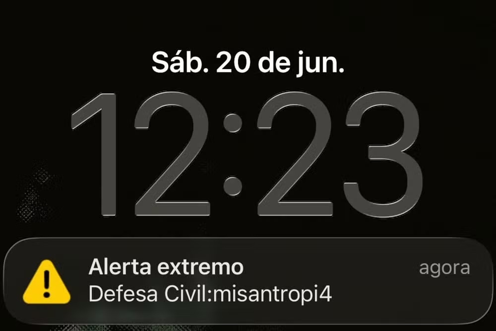 Misantropia? Falso alerta da Defesa Civil foi recebido no DF, PR, RJ e SP