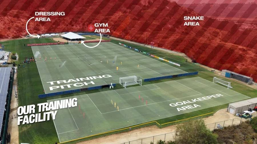 Seleção suíça posta mapa do local de treino e liga alerta po