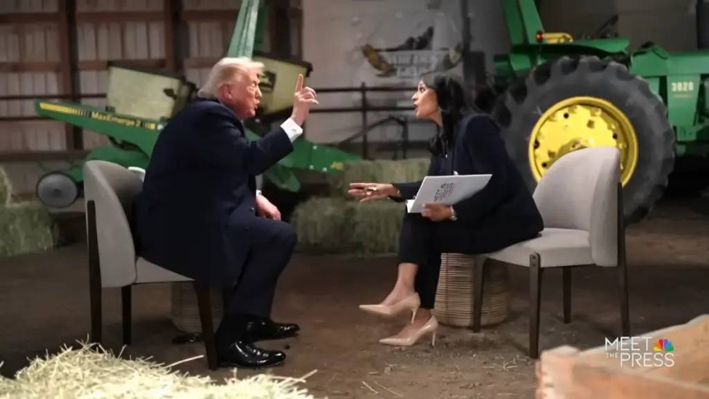Trump abandona entrevista na TV após embate acalorado com jo