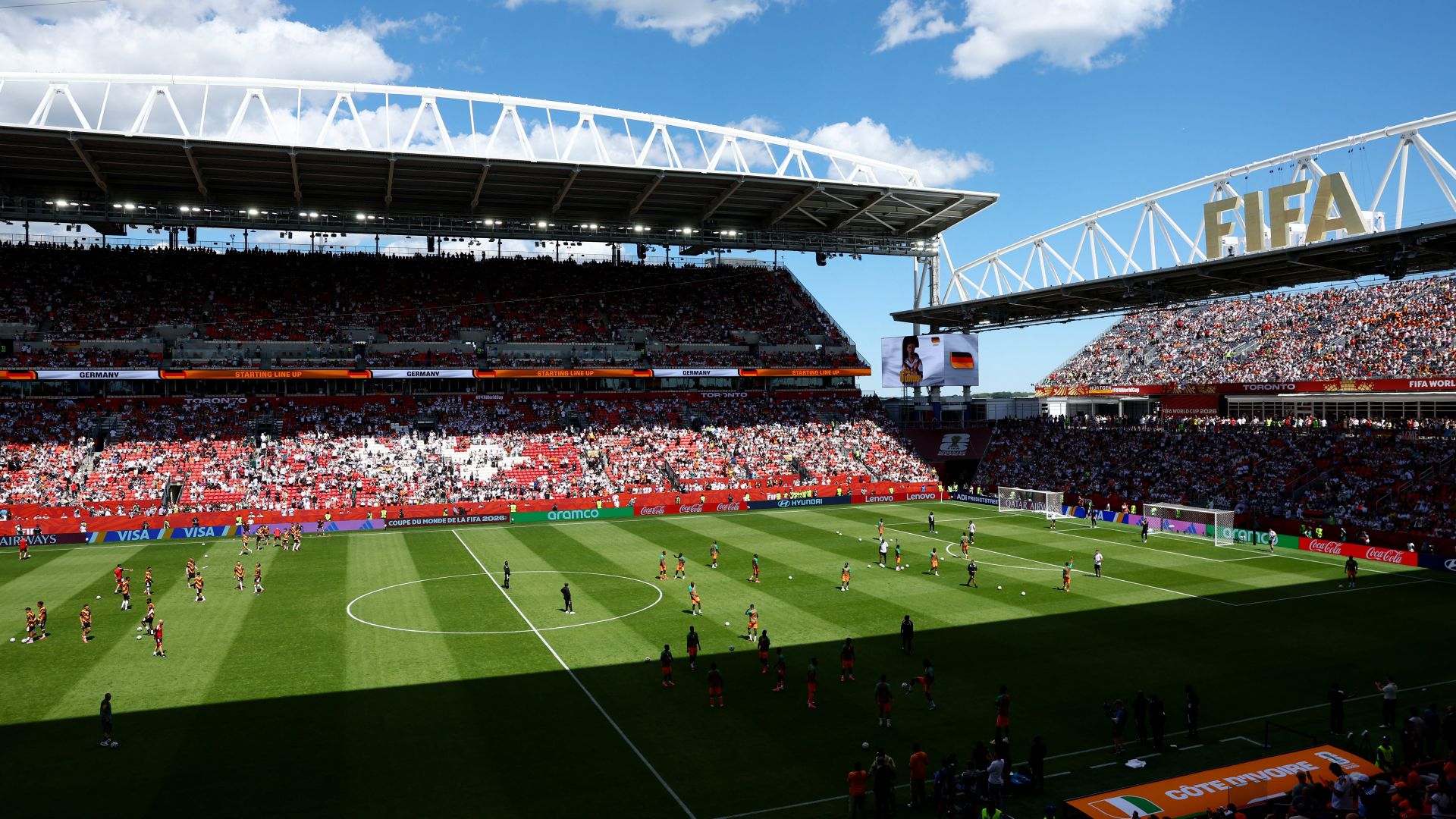 Menor estádio da Copa do Mundo, em Toronto, está pronto para seu gran finale